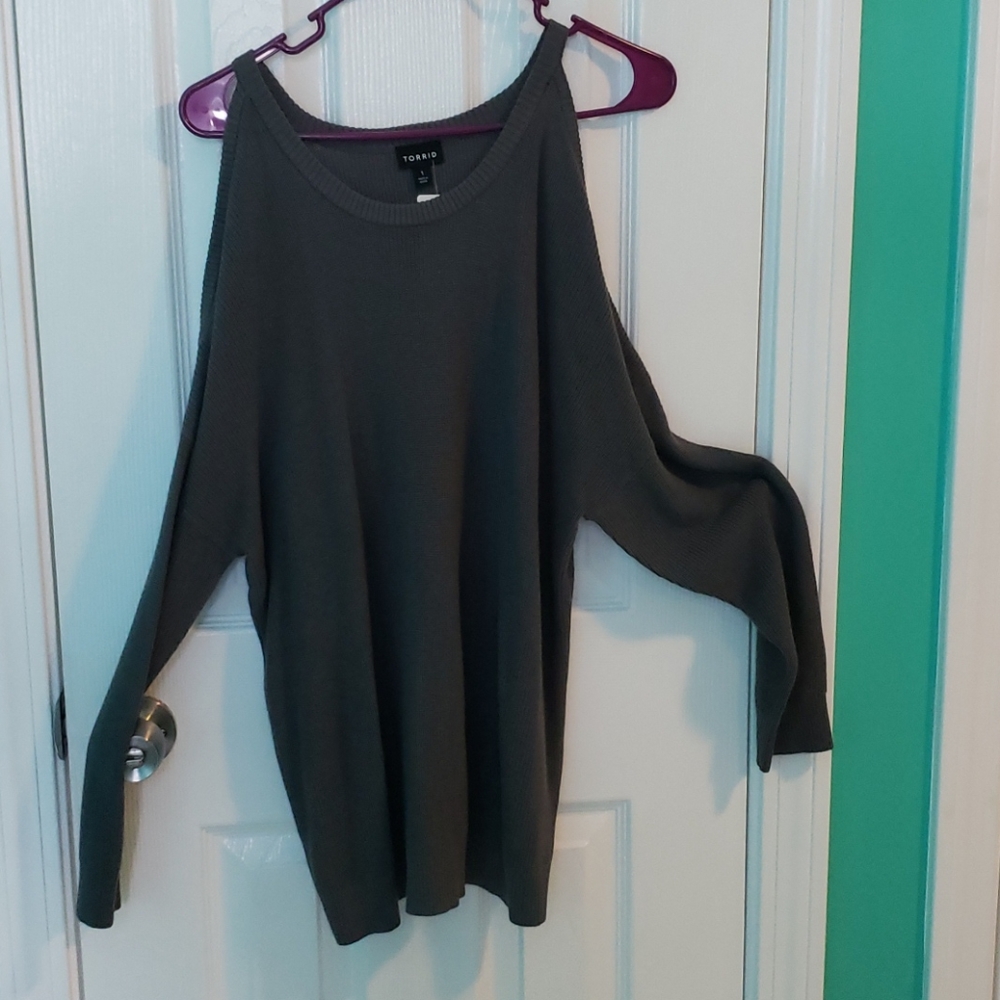 Torrid Cold shoulder sweater